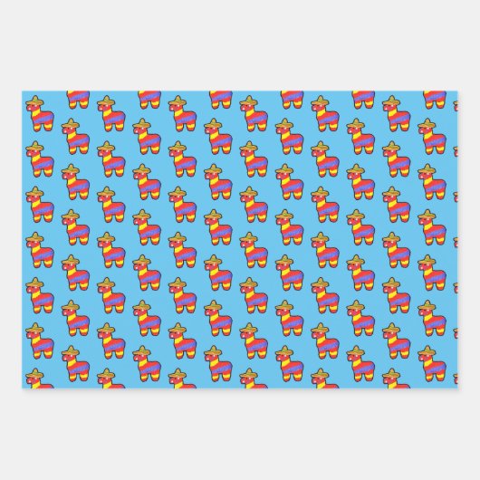 Donkey Pinata. Inpakpapier Vel (Voorkant 2)