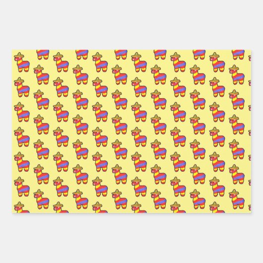 Donkey Pinata. Inpakpapier Vel (Voorkant)