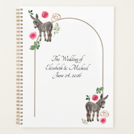 Donkey Pink Floral Wedding Planner