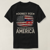 Donkey pokken de ziekte die america vernietigt. t-shirt (Design voorkant)