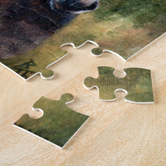 Donkey Portrait Puzzle Legpuzzel (Zijkant)