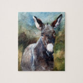 Donkey Portrait Puzzle Legpuzzel (Verticaal)