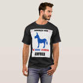 donkey pox amfrica quole donkey pox apparel cool t-shirt (Voorkant volledig)