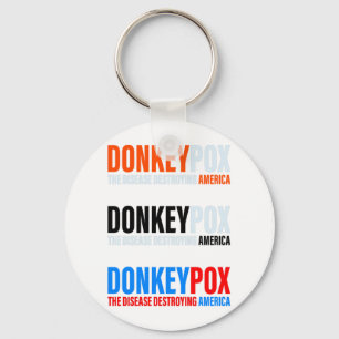 Donkey Pox de ziekte die Amerikaanse Stickers vern Sleutelhanger
