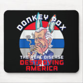 Donkey Pox Great MAGA King Trump UltraA MAGA US In Muismat (Voorkant)