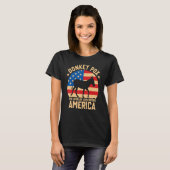 Donkey Pox The Disease Destroying America Donkeypo T-shirt (Voorkant volledig)