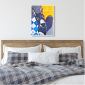 Donkey Punch Painting by Alfred Fox Canvas Afdruk (Insitu (Slaapkamer))