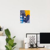 Donkey Punch Painting by Alfred Fox Poster (Thuiskantoor)