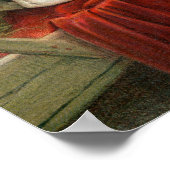 Donkey & Puppy Dog in Manger Old Barnyard Poster (Hoek)