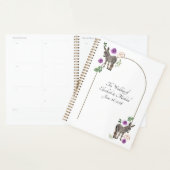 Donkey Purple Floral Wedding Planner (Display)