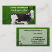 Donkey Ranch Visitekaartje (Voorkant / Achterkant)