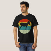 donkey retro silhouette 70s t-shirt (Voorkant volledig)