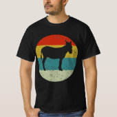 donkey retro silhouette 70s t-shirt (Voorkant)