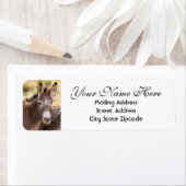 Donkey Return Address Etiket (Insitu)
