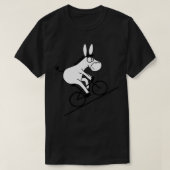Donkey Riding Bicycle T-shirt (Design voorkant)