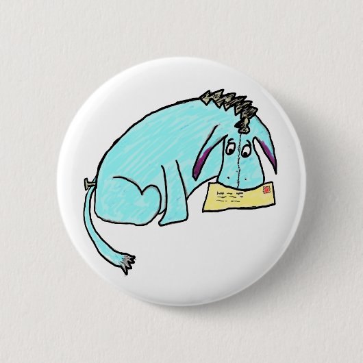 Donkey Ronde Button 5,7 Cm (Voorkant)