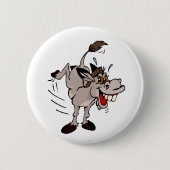 Donkey Ronde Button 5,7 Cm (Voorkant)
