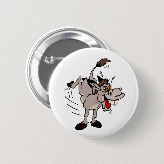 Donkey Ronde Button 5,7 Cm (Voorkant /achterkant)