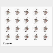 Donkey Ronde Sticker (Vel)