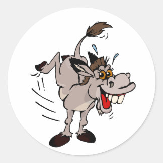 Donkey Ronde Sticker