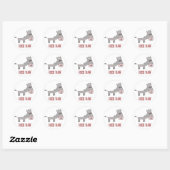 Donkey Ronde Sticker (Vel)