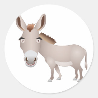 Donkey Ronde Sticker