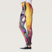 Donkey Roze Bril, Regenboog Haar Leggings (Links)