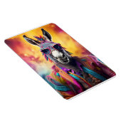 Donkey Roze Bril, Regenboog Haar Magneet (Rechterzijde)