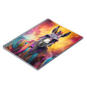 Donkey Roze Bril, Regenboog Haar Notitieboek (Linkerzijde)