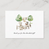 Donkey Sheep Genderneutrale boeken voor Baby | Plaatskaartje (Achterkant)