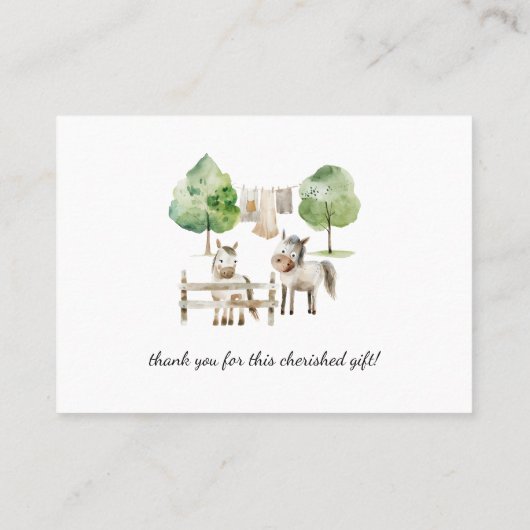 Donkey Sheep Genderneutrale boeken voor Baby | Plaatskaartje (Achterkant)