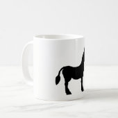 Donkey Silhouette Koffiemok (Voorkant links)