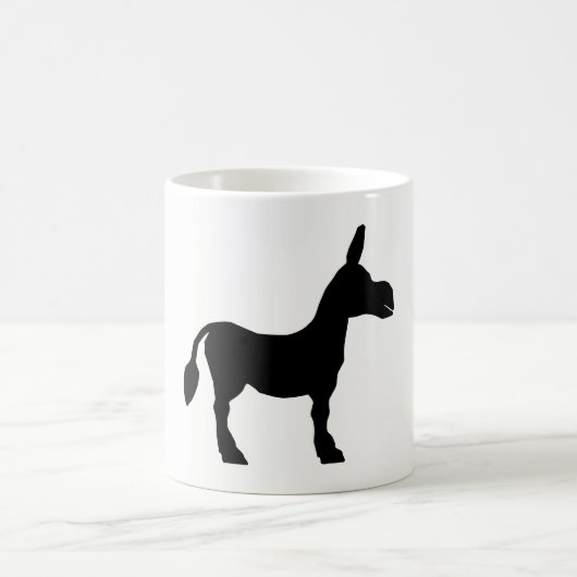 Donkey Silhouette Koffiemok (Center)