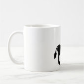 Donkey Silhouette Koffiemok (Links)