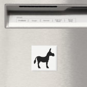 Donkey Silhouette Magneet (Insitu (Vaatwasser))