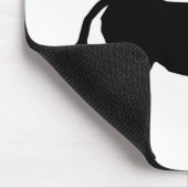 Donkey Silhouette Muismat (Hoek)