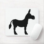 Donkey Silhouette Muismat (Met muis)