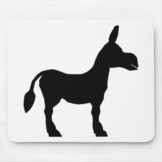 Donkey Silhouette Muismat (Voorkant)