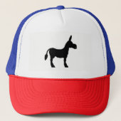 Donkey Silhouette Trucker Pet (Voorkant)