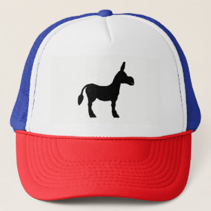 Donkey Silhouette Trucker Pet