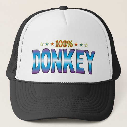 Donkey Star Label v2 Trucker Pet (Voorkant)