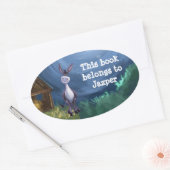 Donkey Stationery Ovale Sticker (Envelop)