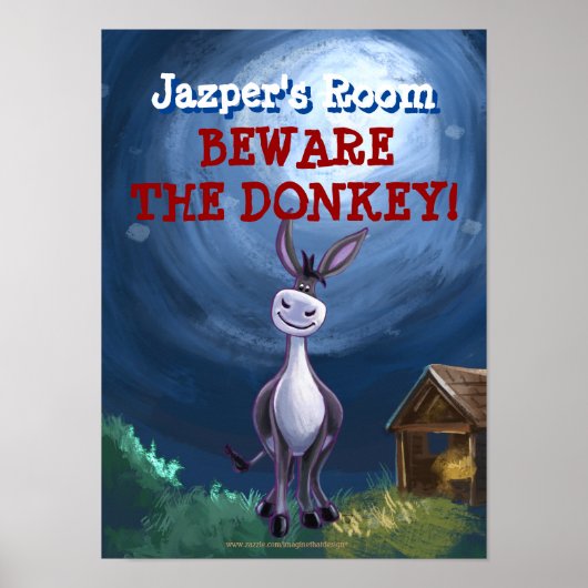 Donkey Stationery Poster (Voorkant)