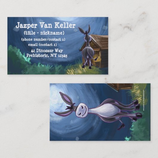 Donkey Stationery Visitekaartje (Voorkant / Achterkant)