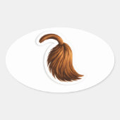 Donkey tail mini sticker sheet for party bag (Voorkant)