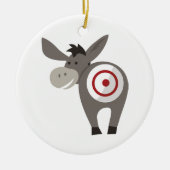Donkey Target Keramisch Ornament (Voorkant)