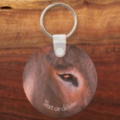 Donkey Thoughts Animal Gepersonaliseerd Sleutelhanger (Voorkant)