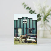 Donkey Town Oatman Arizona Aankondigingskaart (Staand voorkant)