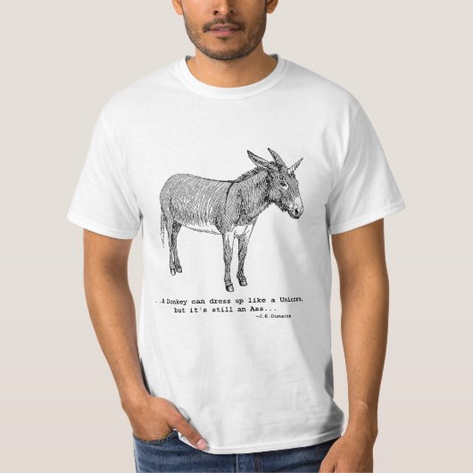 Donkey Unicorn T-shirt (Voorkant)