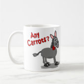 Donkey vraagt om wortelen koffiemok (Links)